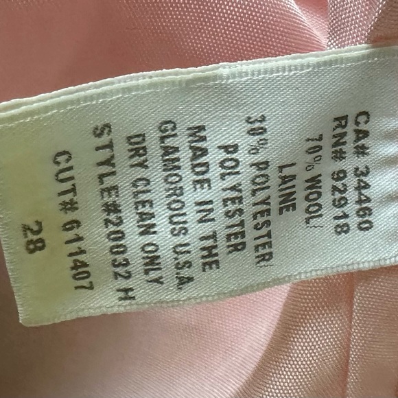 Vintage Juicy Couture Wool blend Tweed trousers flare leg SZ28 heart on back USA - Picture 9 of 13